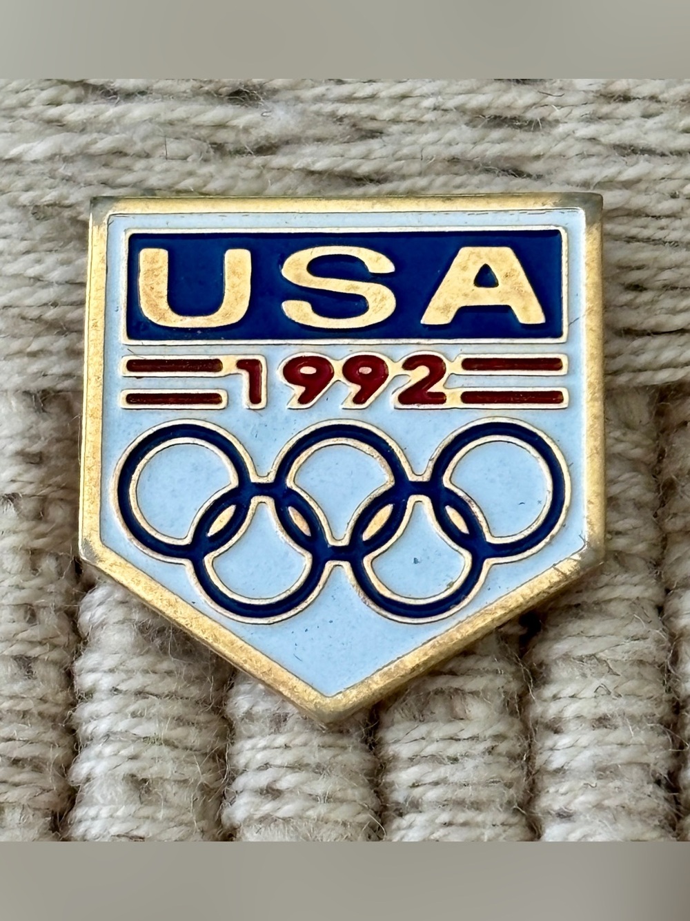 VINTAGE 1992 Summer Olympics Barcelona Spain Mini Lapel Pin